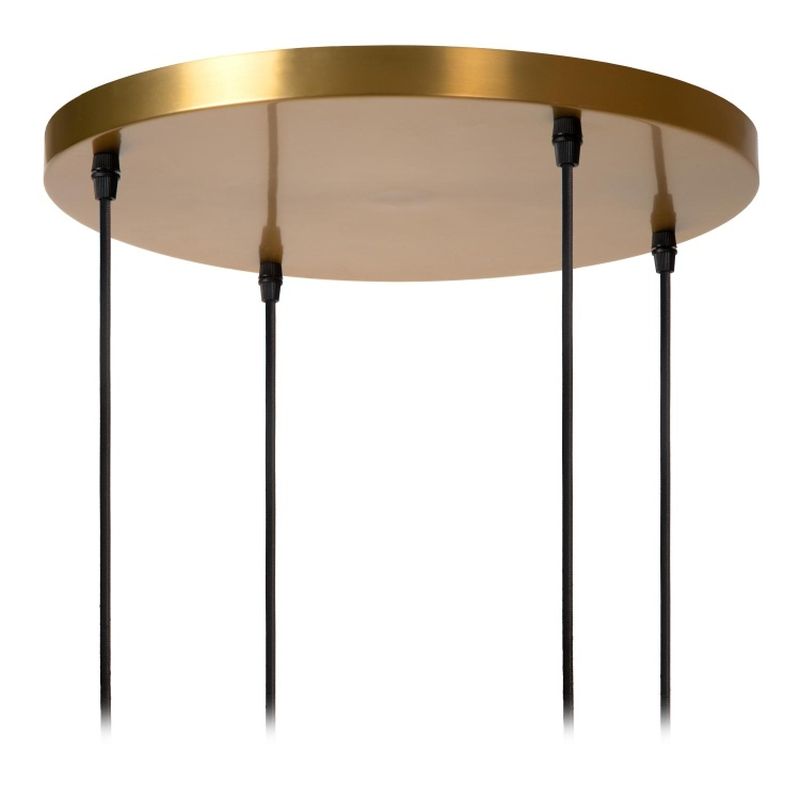 Lucide CINZIA - Závesné svietidlo - Ø 55,5 cm - 4xE27 - Biele